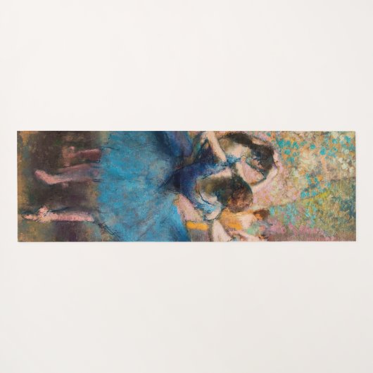 Edgar Degas - Dancers in blauw Yogamat (Achterkant (horizontaal))