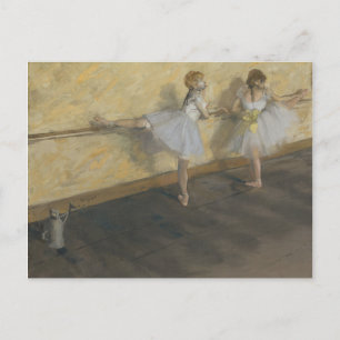 Edgar Degas Dancers in de Barre Briefkaart