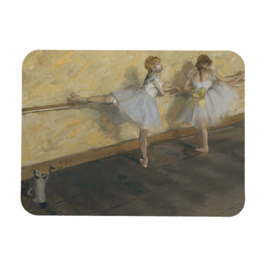 Edgar Degas | Dancers in de Barre Magneet (Horizontaal)