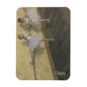 Edgar Degas | Dancers in de Barre Magneet (Verticaal)