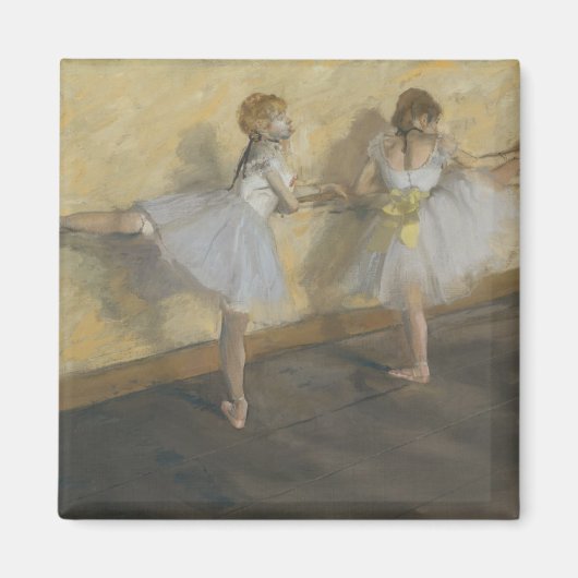 Edgar Degas | Dancers in de Barre Magneet (Voorkant)