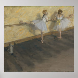 Edgar Degas   Dancers in de Barre Poster