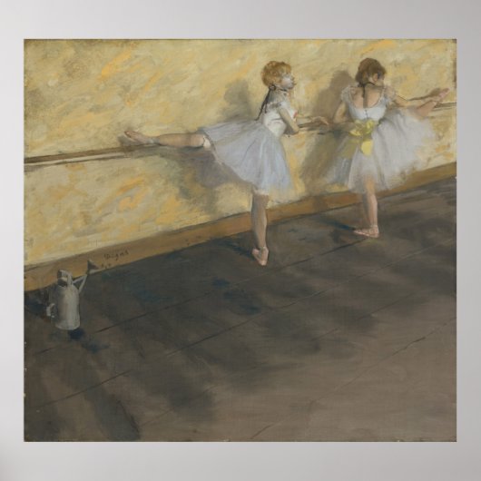 Edgar Degas | Dancers in de Barre Poster (Voorkant)