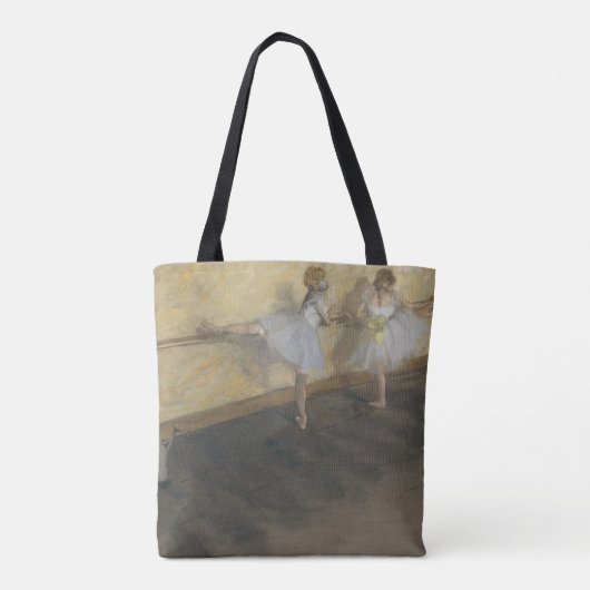 Edgar Degas | Dancers in de Barre Tote Bag (Achterkant)
