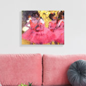 Edgar Degas - Dancers in roze - Ballet Dance Lover Canvas Afdruk (Insitu (Woonkamer))