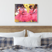 Edgar Degas - Dancers in roze - Ballet Dance Lover Canvas Afdruk (Insitu (Slaapkamer))