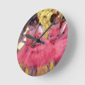 Edgar Degas - Dancers in roze - Ballet Dance Lover Ronde Klok (Hoek)