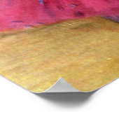 Edgar Degas Dancers in Roze Poster (Hoek)