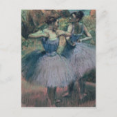 Edgar Degas | Dancers in Violet Briefkaart (Voorkant)