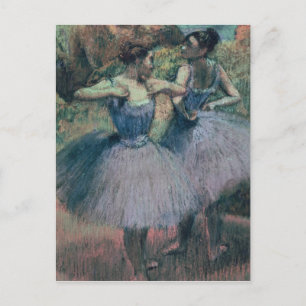 Edgar Degas   Dancers in Violet Briefkaart