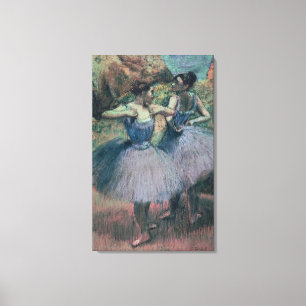 Edgar Degas   Dancers in Violet Canvas Afdruk