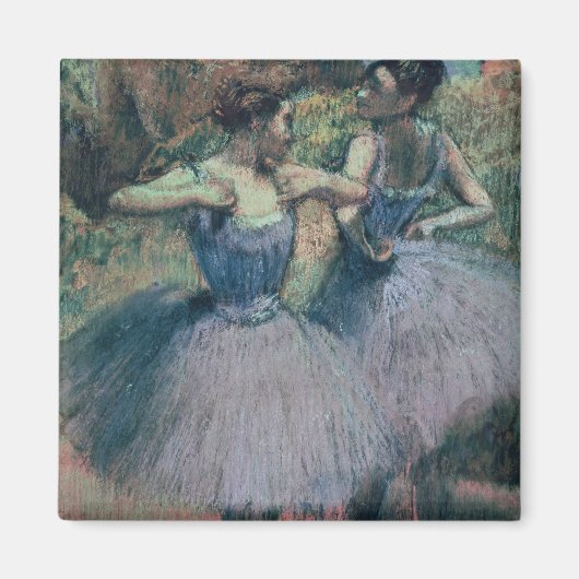Edgar Degas | Dancers in Violet Magneet (Voorkant)