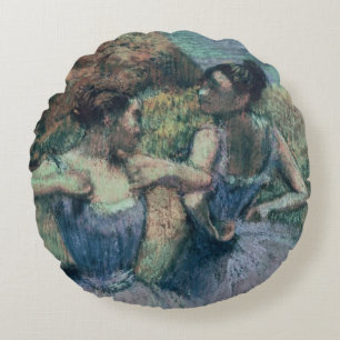 Edgar Degas   Dancers in Violet Rond Kussen