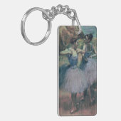 Edgar Degas | Dancers in Violet Sleutelhanger (Voorkant Links)