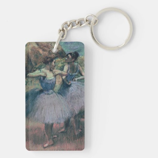 Edgar Degas | Dancers in Violet Sleutelhanger (achterkant)