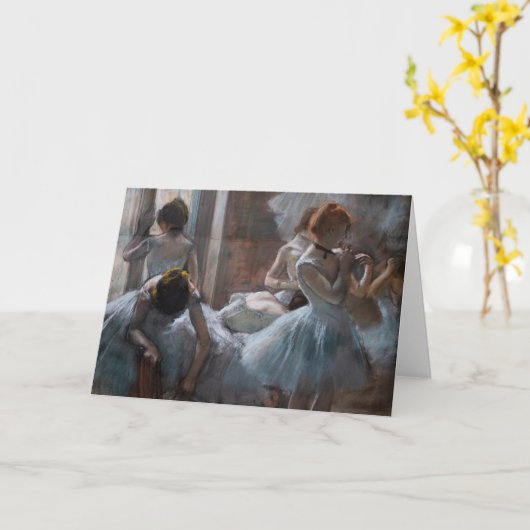 Edgar Degas - Dancers Kaart (Gele Bloem)