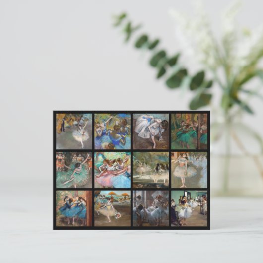 Edgar Degas - Dancers Masterpart Selection Briefkaart (Staand voorkant)