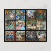 Edgar Degas - Dancers Masterpart Selection Briefkaart (Voorkant)