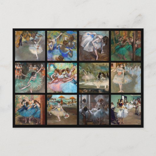 Edgar Degas - Dancers Masterpart Selection Briefkaart (Voorkant)
