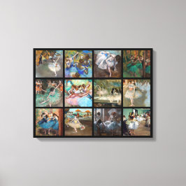 Edgar Degas - Dancers Masterpart Selection Canvas Afdruk