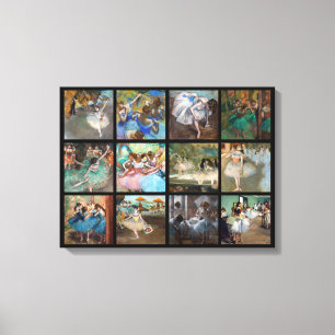 Edgar Degas - Dancers Masterpart Selection Canvas Afdruk