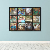 Edgar Degas - Dancers Masterpart Selection Canvas Afdruk (Insitu (Houten vloer))