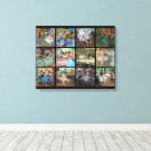 Edgar Degas - Dancers Masterpart Selection Canvas Afdruk (Insitu (Houten vloer))