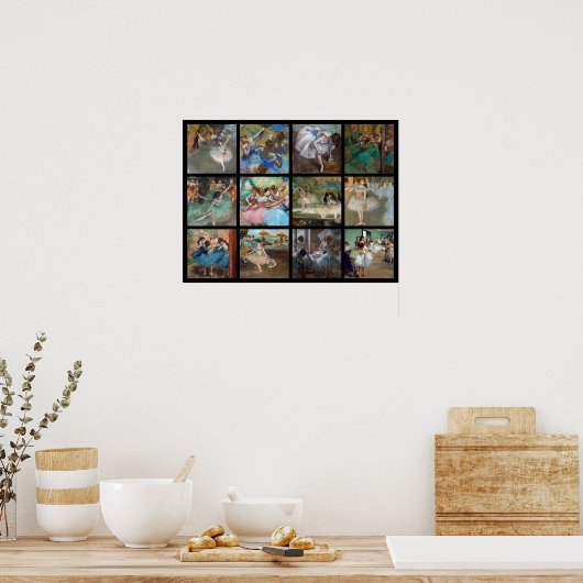 Edgar Degas - Dancers Masterpart Selection Poster (Keuken)