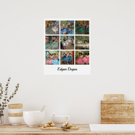 Edgar Degas - Dancers Masterpart Selection Poster (Keuken)