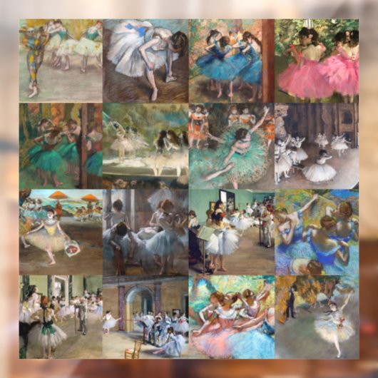 Edgar Degas - Dancers Masterpart Selection Raamsticker (Vel 2)