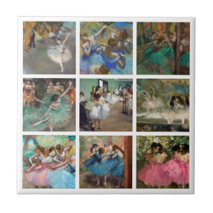 Edgar Degas - Dancers Masterpart Selection Tegeltje