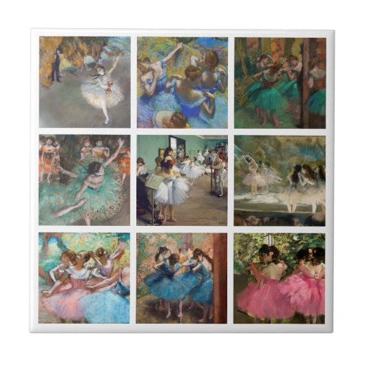 Edgar Degas - Dancers Masterpart Selection Tegeltje (Voorkant)