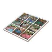 Edgar Degas - Dancers Masterpart Selection Tegeltje (Zijkant)