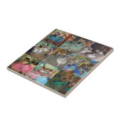 Edgar Degas - Dancers Masterpart Selection Tegeltje (Zijkant)