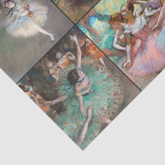 Edgar Degas - Dancers Masterpart Selection Tissuepapier (Detail)
