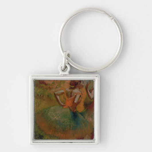 Edgar Degas | Dancers met groene rokken Sleutelhanger (Voorkant)
