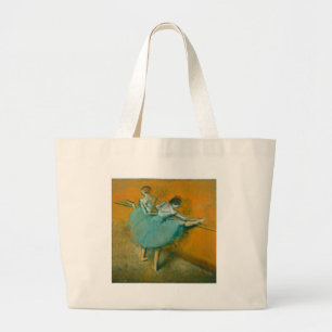Edgar Degas Dancers op het verfkunstwerk van de Ba Grote Tote Bag