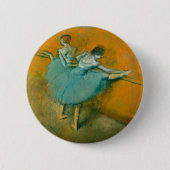 Edgar Degas Dancers op het verfkunstwerk van de Ba Ronde Button 5,7 Cm (Voorkant)