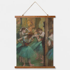 Edgar Degas Dancers Pink en Green Hangend Wandkleed