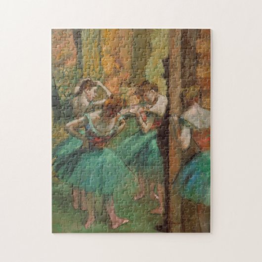 Edgar Degas Dancers Pink en Green Legpuzzel (Verticaal)