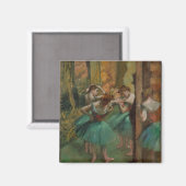 Edgar Degas Dancers Pink en Green Magneet (Voorkant / Achterkant)