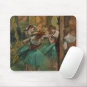 Edgar Degas Dancers Pink en Green Muismat (Met muis)
