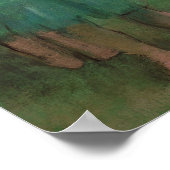 Edgar Degas Dancers Pink en Green Poster (Hoek)