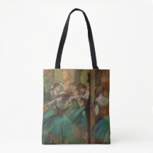 Edgar Degas Dancers Pink en Green