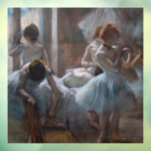Edgar Degas - Dancers Raamsticker (Vel 3)