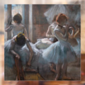 Edgar Degas - Dancers Raamsticker (Vel 2)