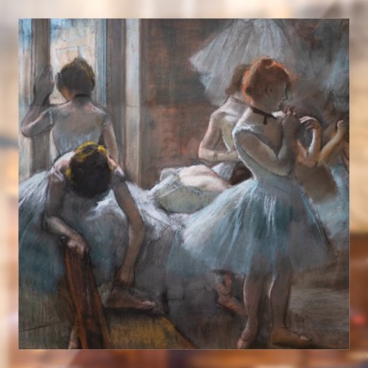 Edgar Degas - Dancers Raamsticker (Vel 2)