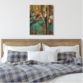 Edgar Degas Dancers Roze en Groen Canvas Afdruk (Insitu (Slaapkamer))