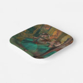 Edgar Degas - Dancers, Roze en Groen Papieren Bordje (Gebogen)