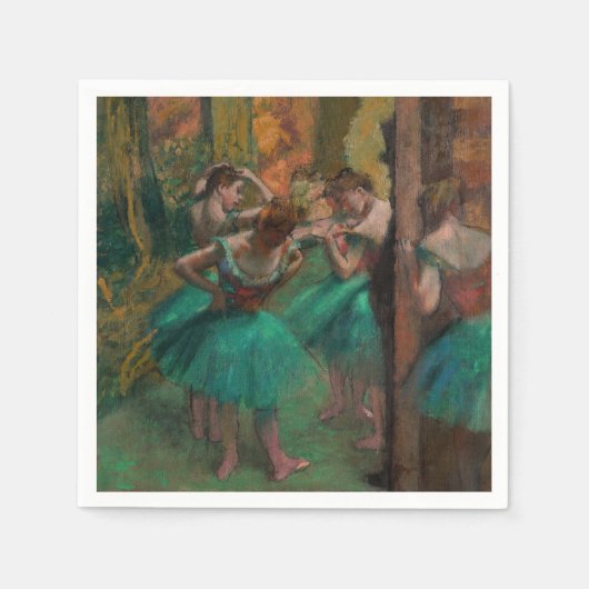 Edgar Degas - Dancers, Roze en Groen Servet (Voorkant)